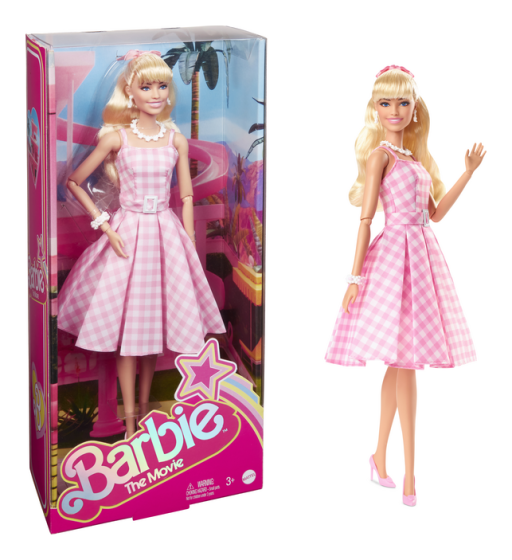 Barbie Movie Pink Gingham Dress