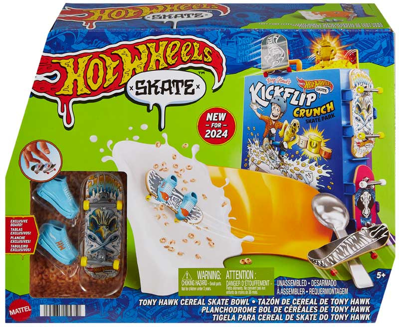 HOT WHEELS TONY HAWK CEREAL SKATE PARK