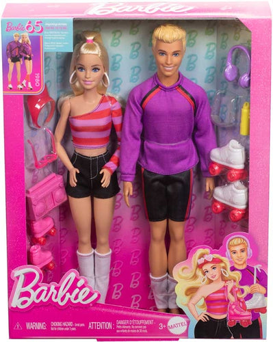 65TH ANNIVERSARY BARBIE & KEN FASHIONISTA 2-PACK