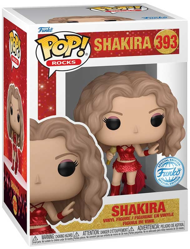 FUNKO POP ROCKS: SHAKIRA - SUPER BOWL METALLIC