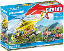 Load image into Gallery viewer, PLAYMOBIL CITY LIFE MEDICAL RESCUE HELICOPTER