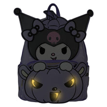 Load image into Gallery viewer, Loungefly Sanrio Kuromi Pumpkin Mini Backpack