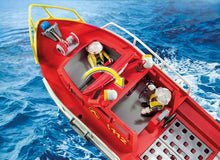 Load image into Gallery viewer, PLAYMOBIL ACTION HEROES: FIRE RESCUE BOAT