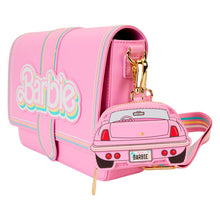 Load image into Gallery viewer, Loungefly Barbie 65th Anniversary Logo Crossbody Bag with Coin Bag