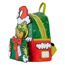 Load image into Gallery viewer, Loungefly Dr. Seuss How the Grinch Stole Christmas! Santa backpack 26cm