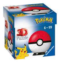 Load image into Gallery viewer, Pokemon Pokeball 54 Piece 3D Puzzle