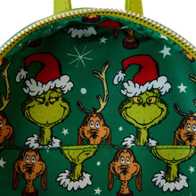 Load image into Gallery viewer, Loungefly Dr. Seuss How the Grinch Stole Christmas! Santa backpack 26cm