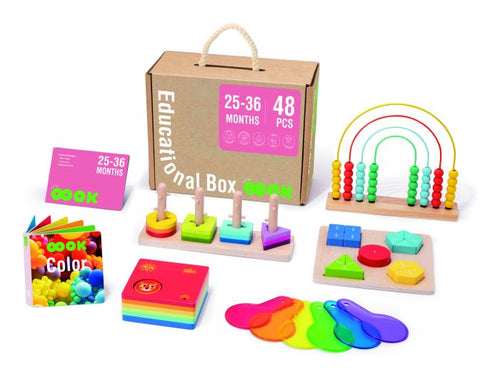 Wooden Educational Box (25-36 months)