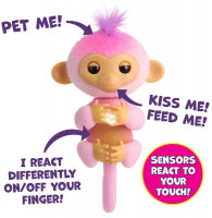Load image into Gallery viewer, FINGERLINGS MONKEY PINK - HARMONY