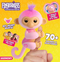 Load image into Gallery viewer, FINGERLINGS MONKEY PINK - HARMONY
