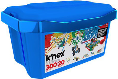 KNEX CLASSICS 300 PC - 20 MODEL BUILDING FUN TUB