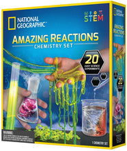 Load image into Gallery viewer, NATIONAL GEOGRAPHIC AMAZING REACTIONS CHEMISTRY SET