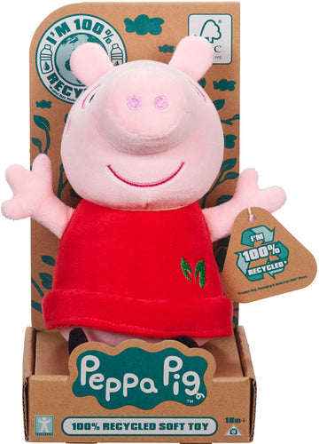 Peppa Pig Eco Red Dress Soft Toy
