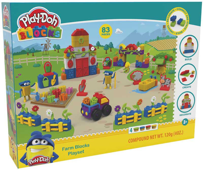 PLAY-DOH BLOCKS FARM BLOCKS PLAYSET