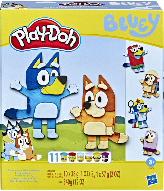 PLAY-DOH BLUEY MAKE N MASH COSTUMES PLAYSET