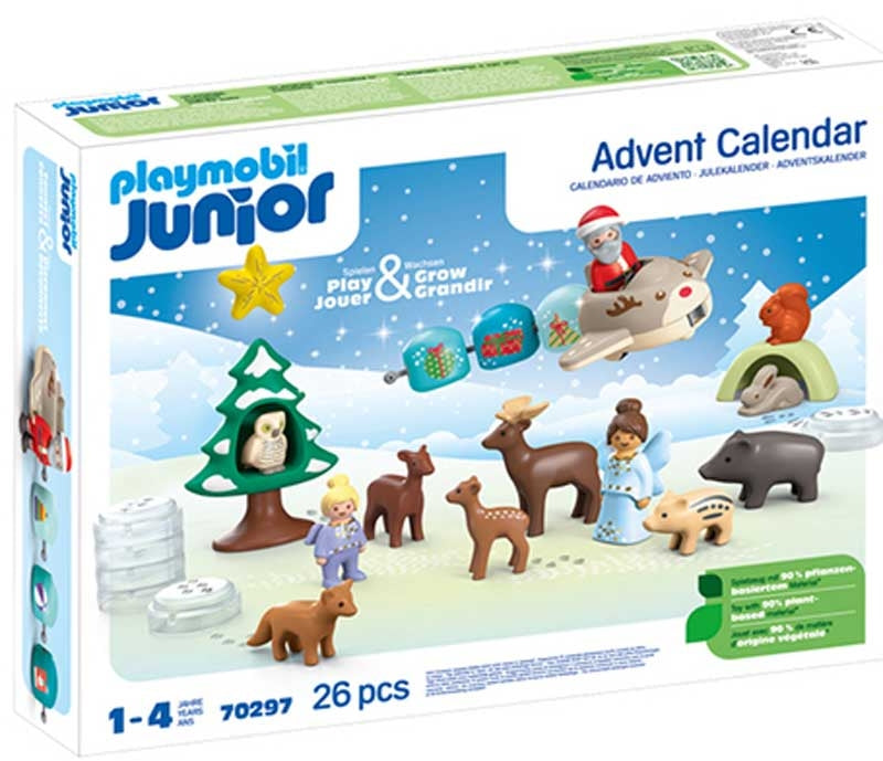 PLAYMOBIL JUNIOR ADVENT CALENDAR: 1.2.3 SNOWY CHRISTMAS