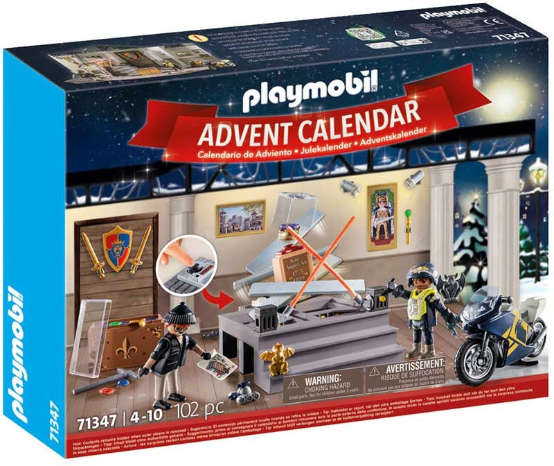 PLAYMOBIL ADVENT CALENDAR: POLICE MUSEUM THEFT