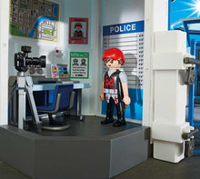 Load image into Gallery viewer, PLAYMOBIL CITY ACTION POLICE HEADQUARTERS WITH PRISON