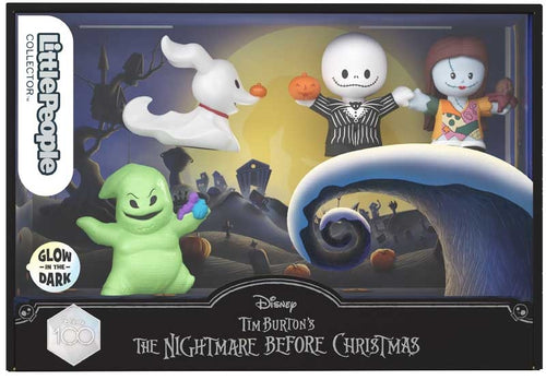 Little People Collector figure set featuring Disney Tim Burton's Nightmare Before Christmas