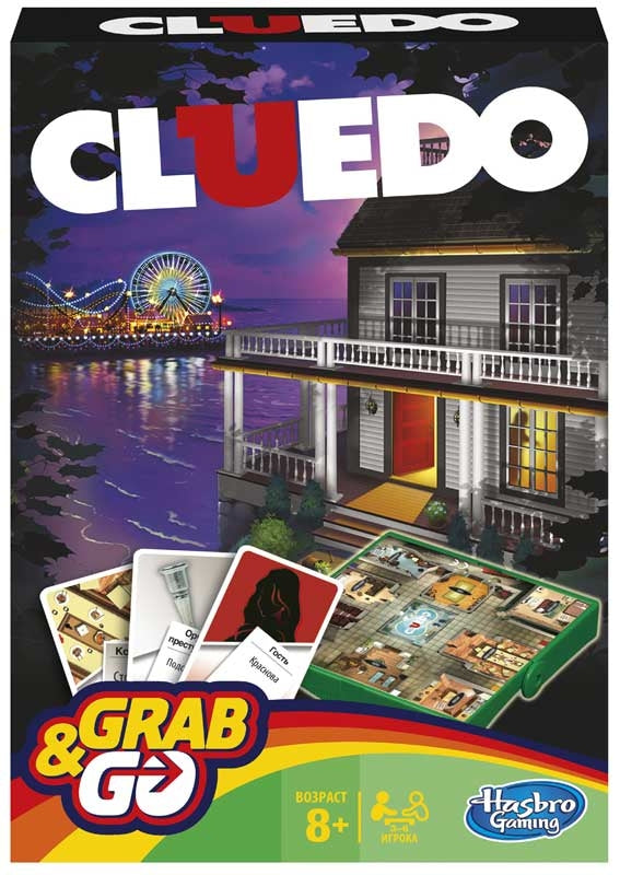 Hasbro Classic Cluedo Grab & Go Game