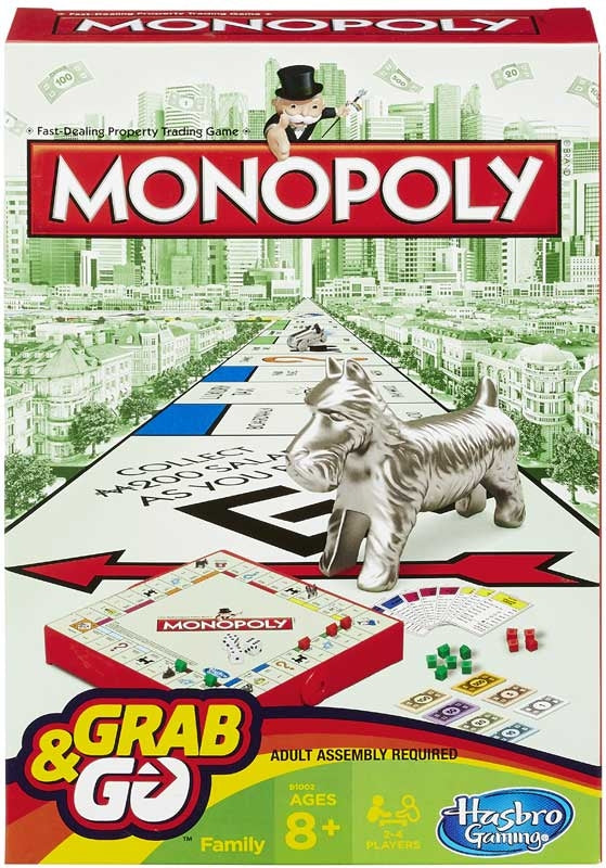 Hasbro Monopoly Grab & Go Game