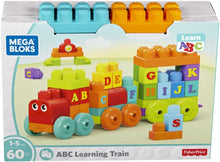 Load image into Gallery viewer, Fisher Price Mega Bloks ABC Learning Train