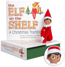 Load image into Gallery viewer, Elf on the Shelf: A Christmas Tradition - Dark Skinned Boy Scout Elf Box Set