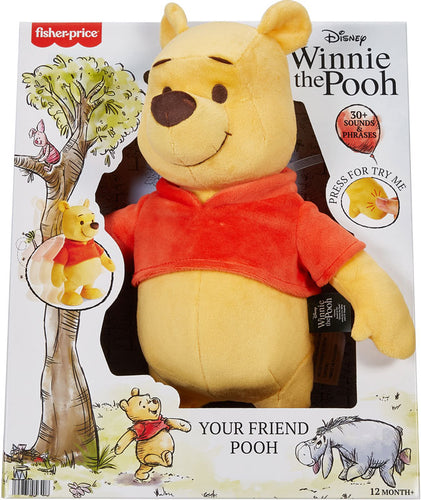 DISNEY WINNIE THE POOH YOUR FRIEND POOH FEATURE PLUSH