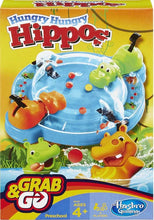 Load image into Gallery viewer, Hasbro Hungry Hungry Hippos Grab &amp; Go Game