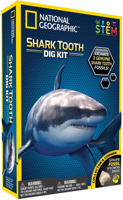 National Geographics Shark Tooth Dig Kit