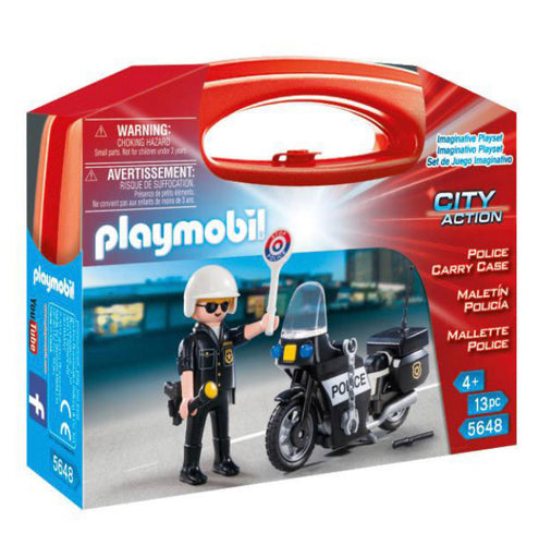 Playmobil City Action Police carry case