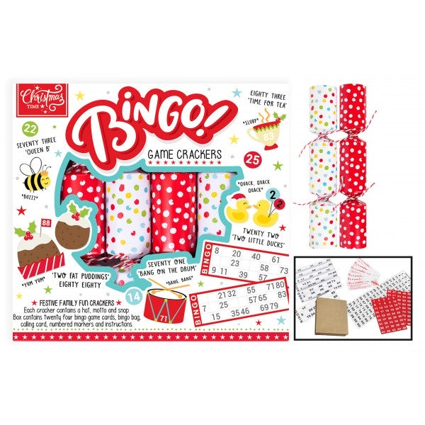 RSW Christmas 6 Bingo Game Crackers