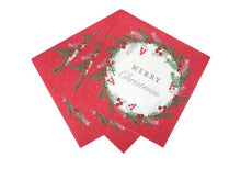 Load image into Gallery viewer, Talking Tables Botanical Berry Napkins Pack of 20