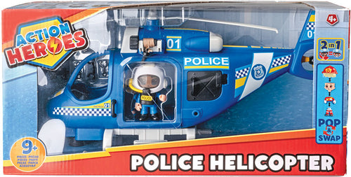 ACTION HEROES POLICE HELICOPTER