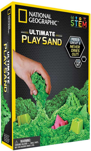 National Geographic Green Play Sand