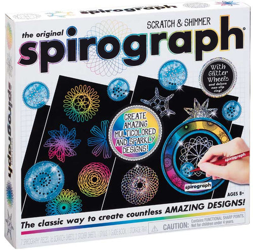 The Original Spirograph Scratch And Shimmer Set